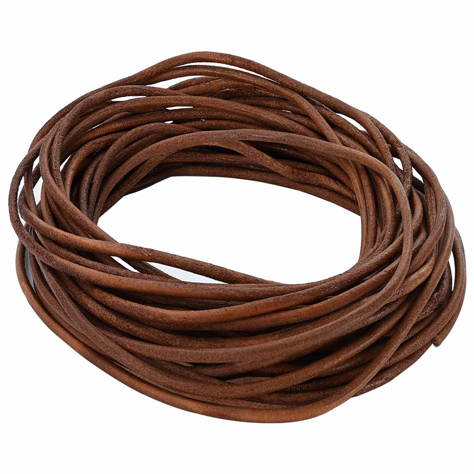 Snöre Ljusbrun Ø3 Mm X 50 M Skinn Brun Läder