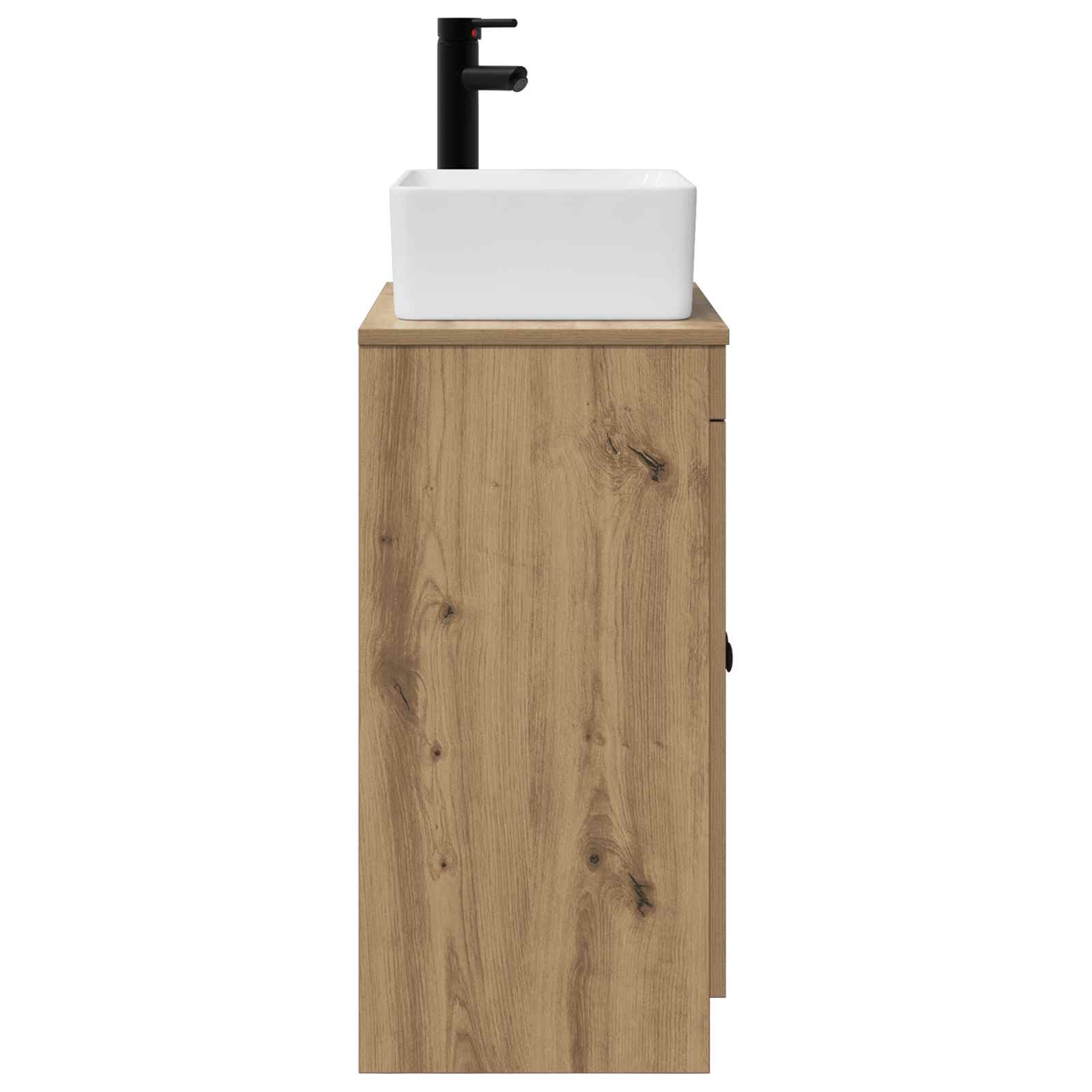 Badrumsspegel med handfat Artisan-ek