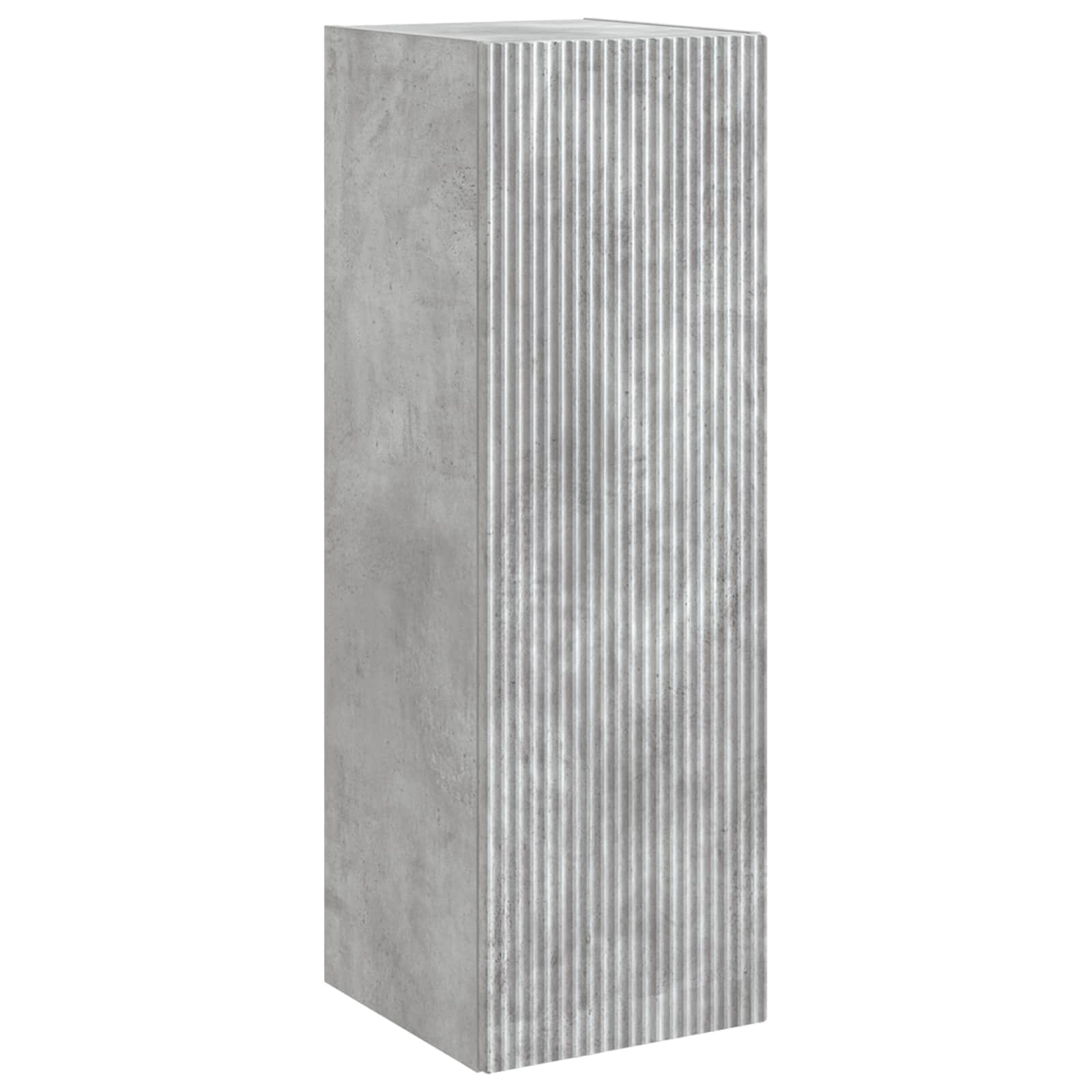 Badrumsmöbelset 2 Pcs Betonggrå Konstruerat Trä & Metall