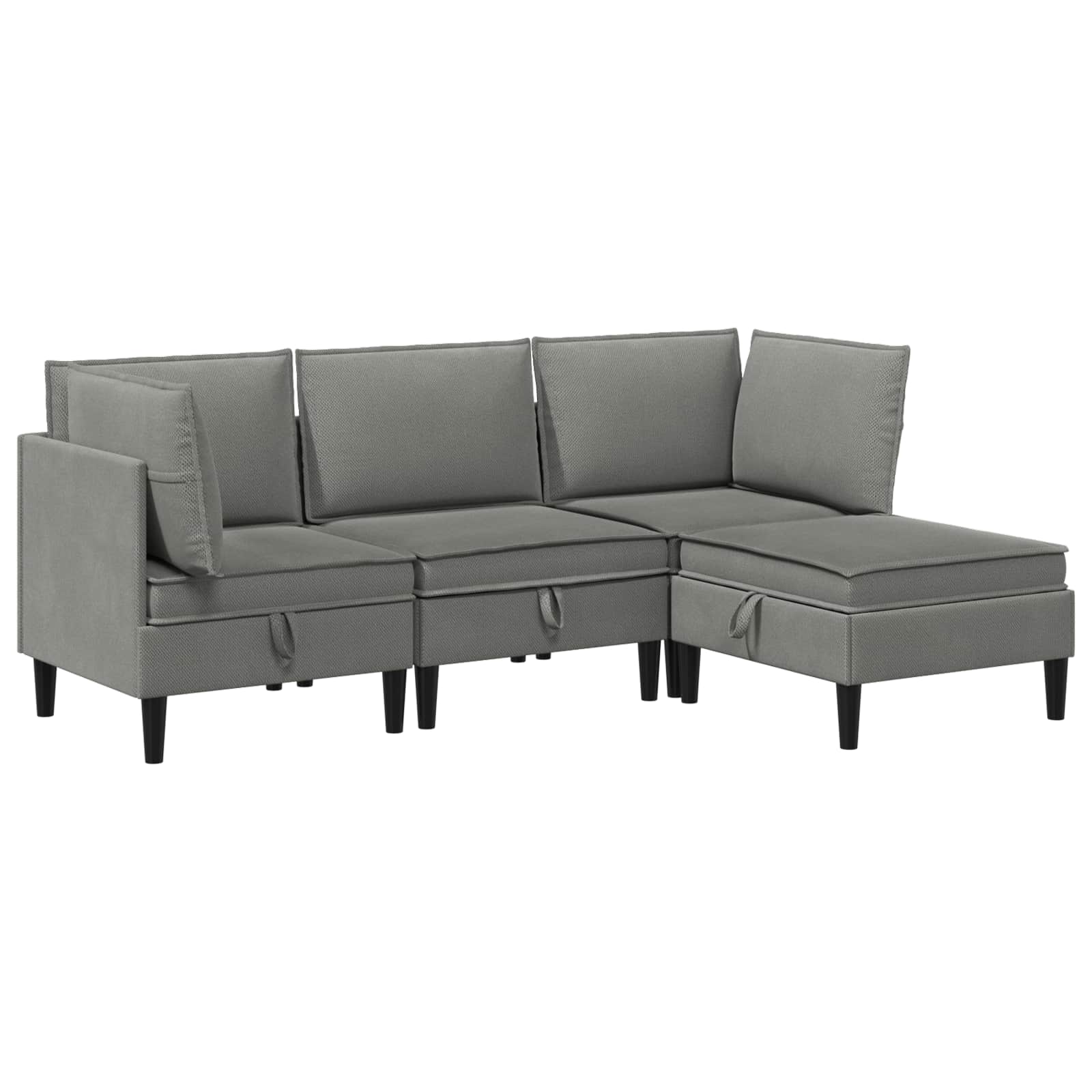 Möbelset för Vardagsrummet 4 Pcs Tyg