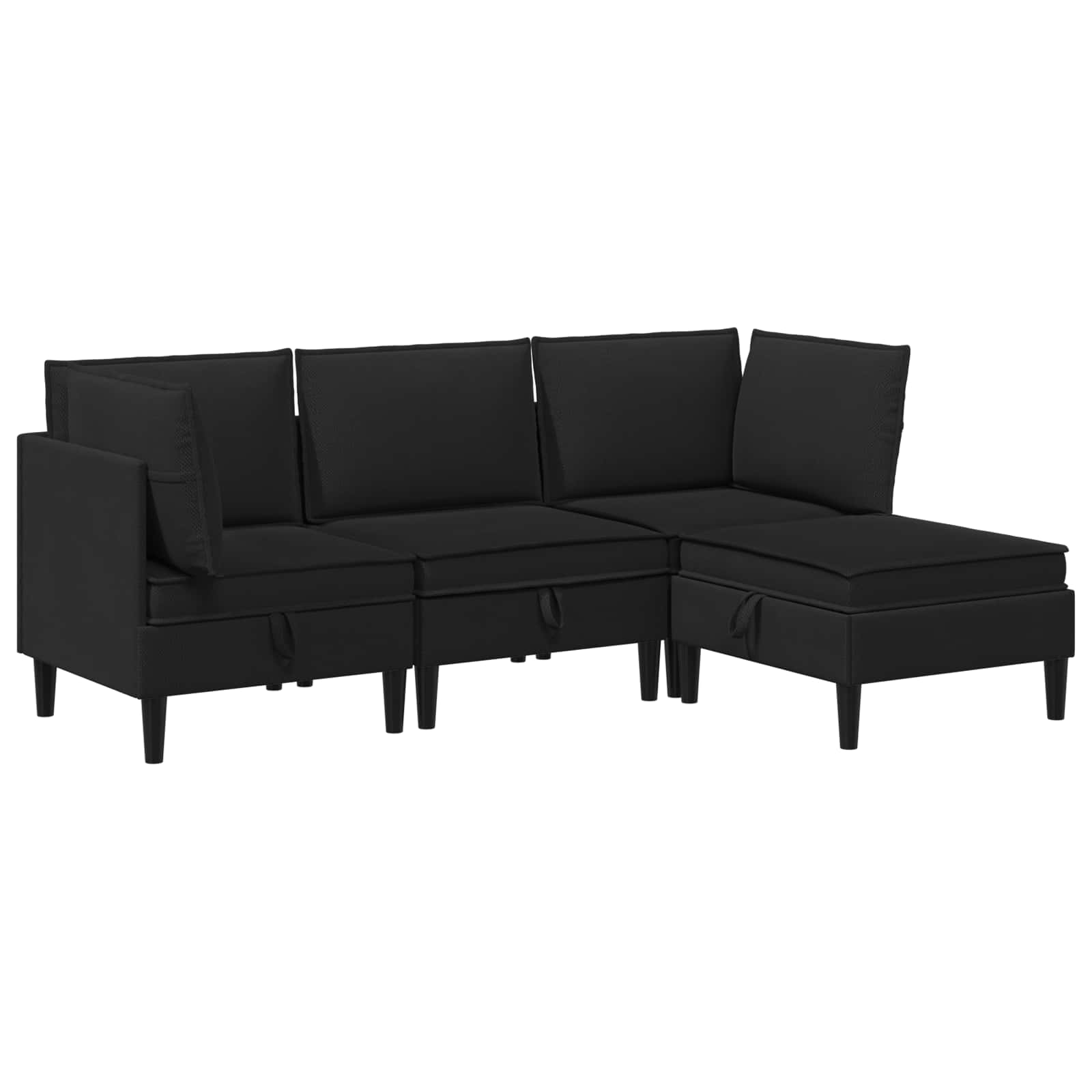 Möbelset för Vardagsrummet 4 Pcs Tyg
