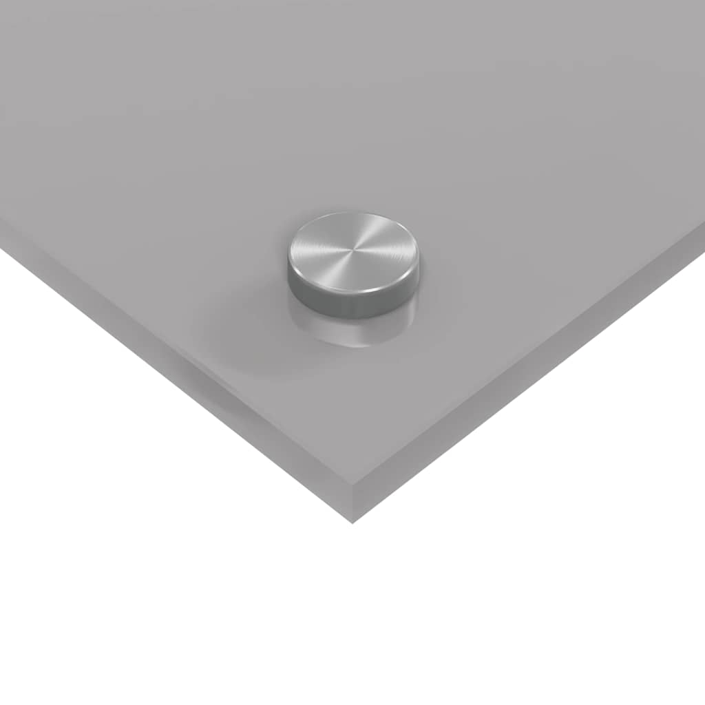 Köksskydd 2 Pcs Ljusgrå Härdat Glas