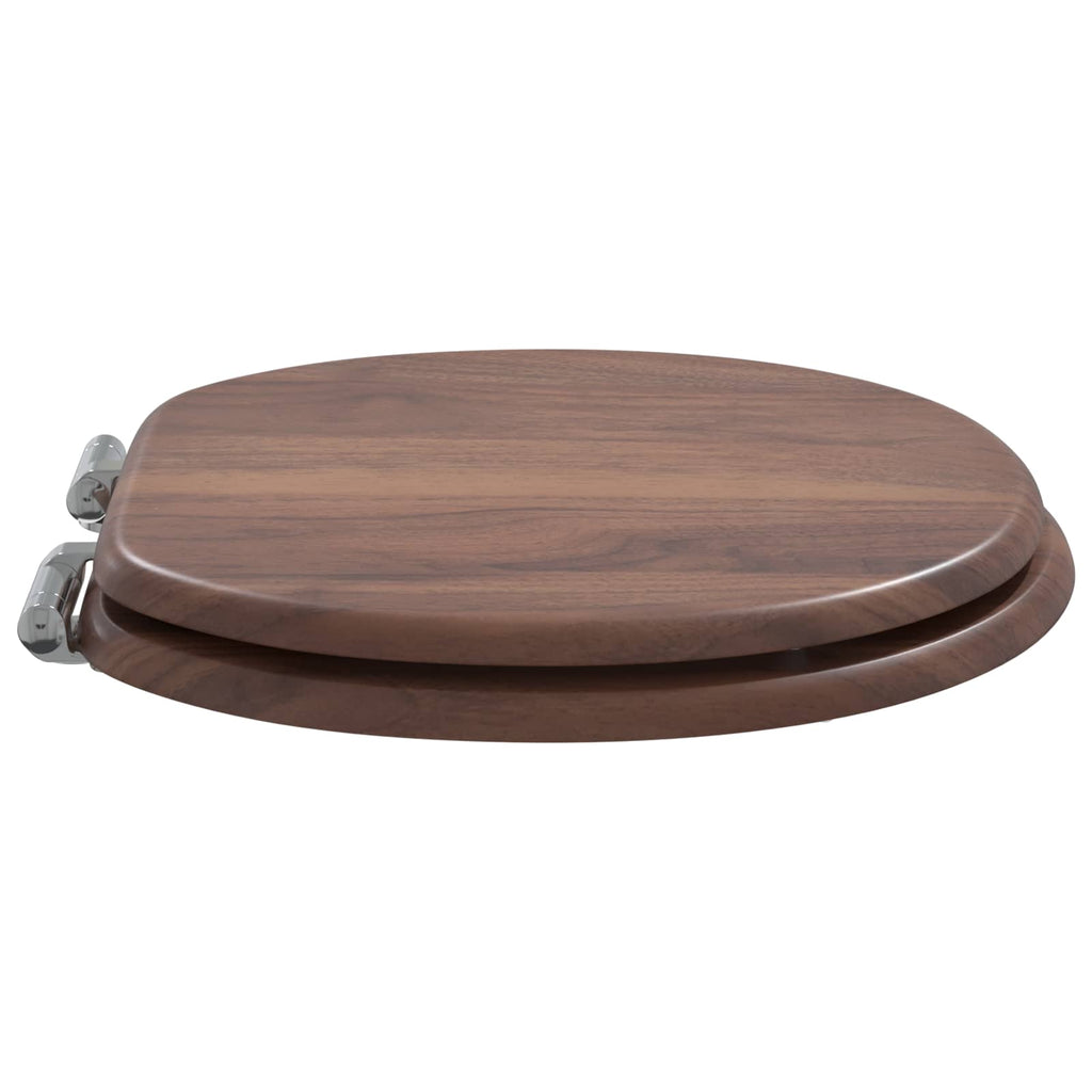 Mjukt Stängande Toalettlock 2 Pcs 44 X 38 Cm MDF-board
