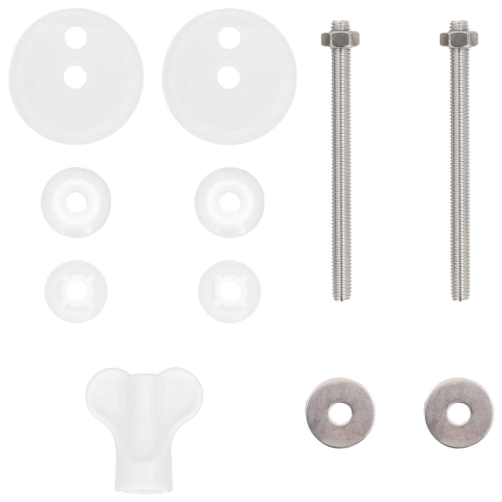 Mjukt Stängande Toalettlock 2 Pcs Ljus Bambufärg 44 X 38 Cm