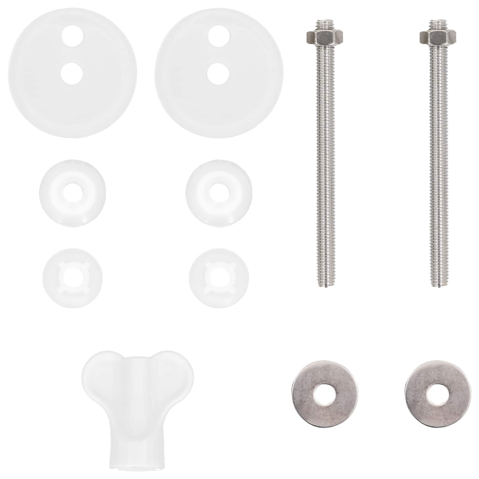 Mjukt Stängande Toalettlock 2 Pcs Ljus Bambufärg 44 X 38 Cm