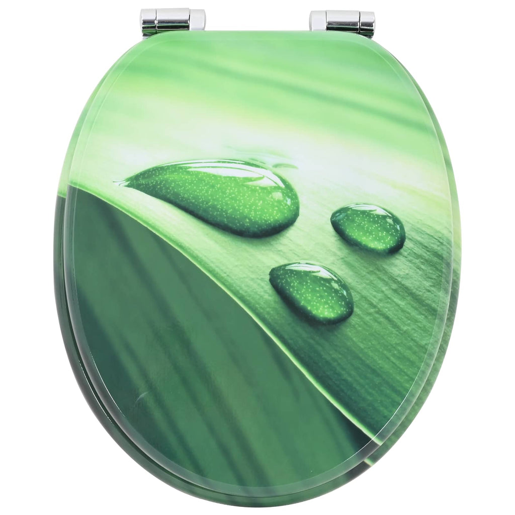 Mjukt Stängande Toalettlock 2 Pcs Droppe 44 X 38 Cm