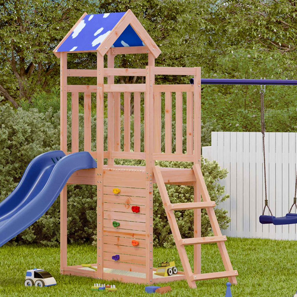Lekstapel Brun 110,5 X 52,5 X 215 Cm Massivt Douglas-trä