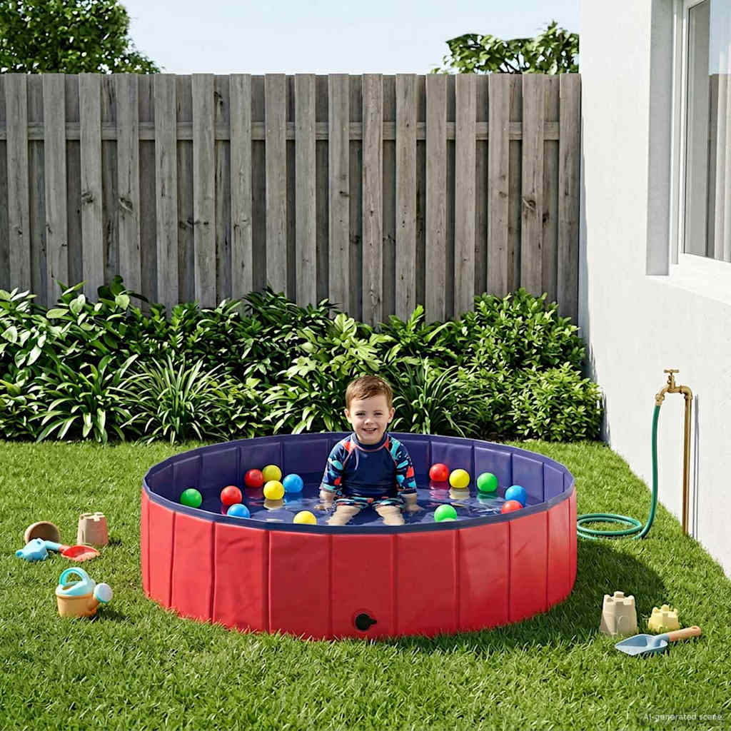 Barn Sim Pool Röd och Blå Ø