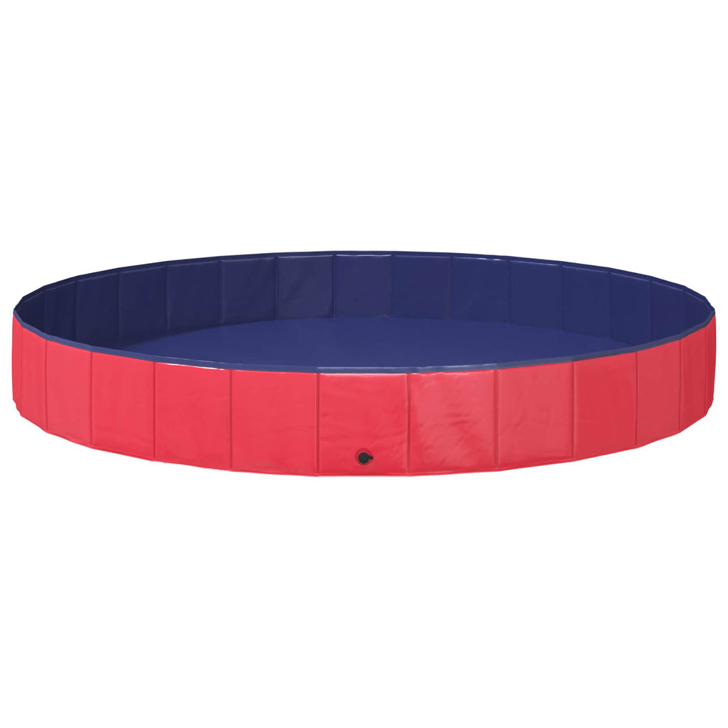 Barn Sim Pool Ø300 X 38 Cm Tjock PVC och Konstruerat Trä