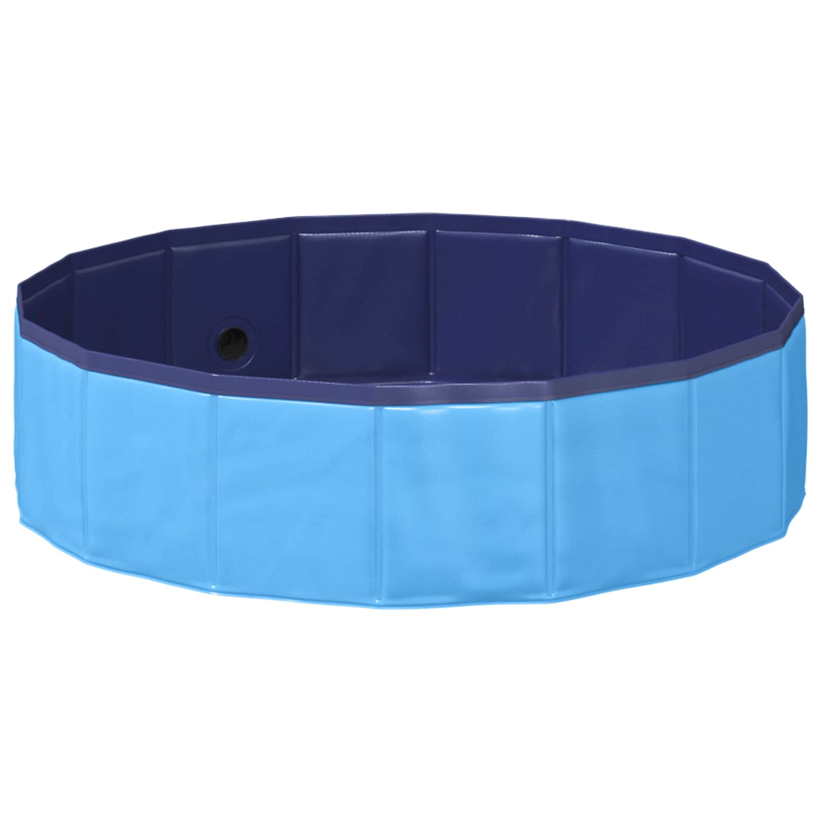 Barn Sim Pool Ø Tjock PVC och Konstruerat Trä