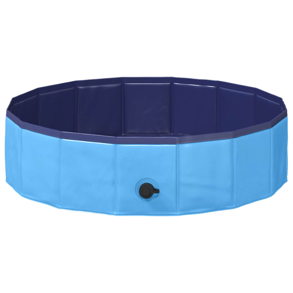 Barn Sim Pool Ø Tjock PVC och Konstruerat Trä