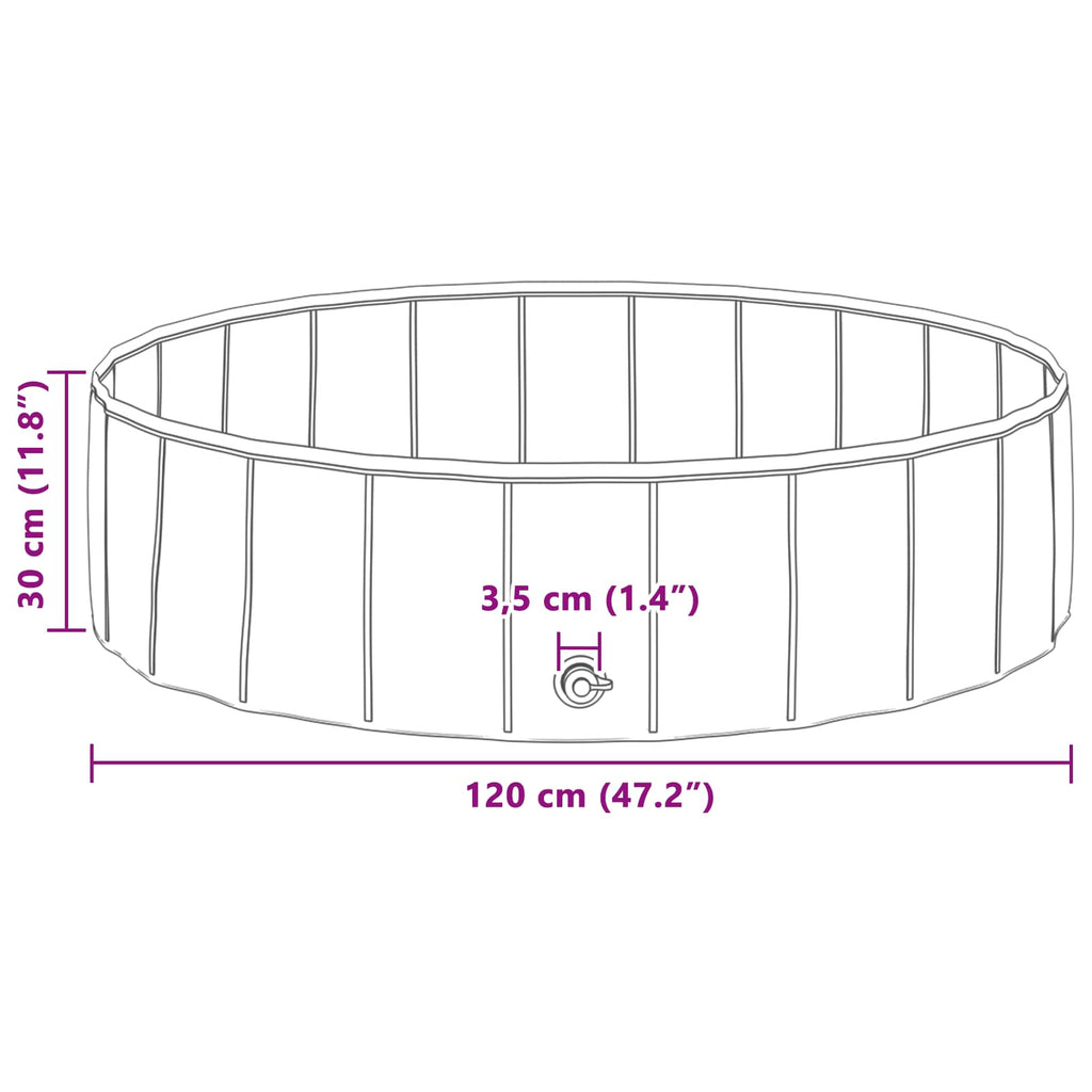 Barn Sim Pool Ø Tjock PVC och Konstruerat Trä