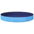Barn Sim Pool Ø300 X 38 Cm Tjock PVC och Konstruerat Trä