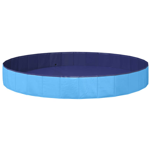 Barn Sim Pool Ø300 X 38 Cm Tjock PVC och Konstruerat Trä