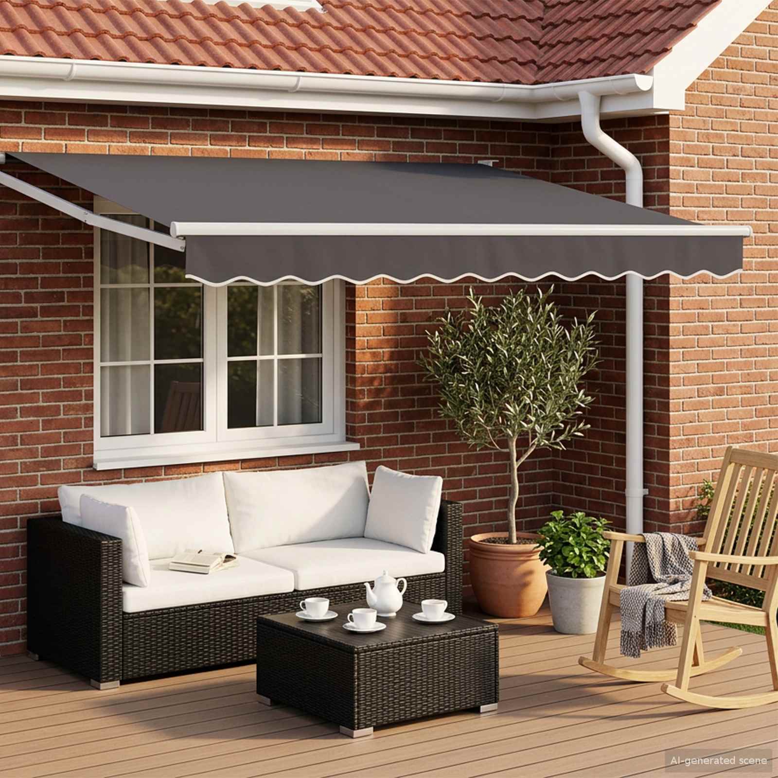 Utdragbar Markis 2,5 X 2 M
