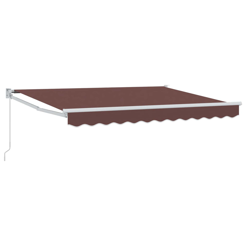 Utdragbar Markis 100% Polyester och Aluminium