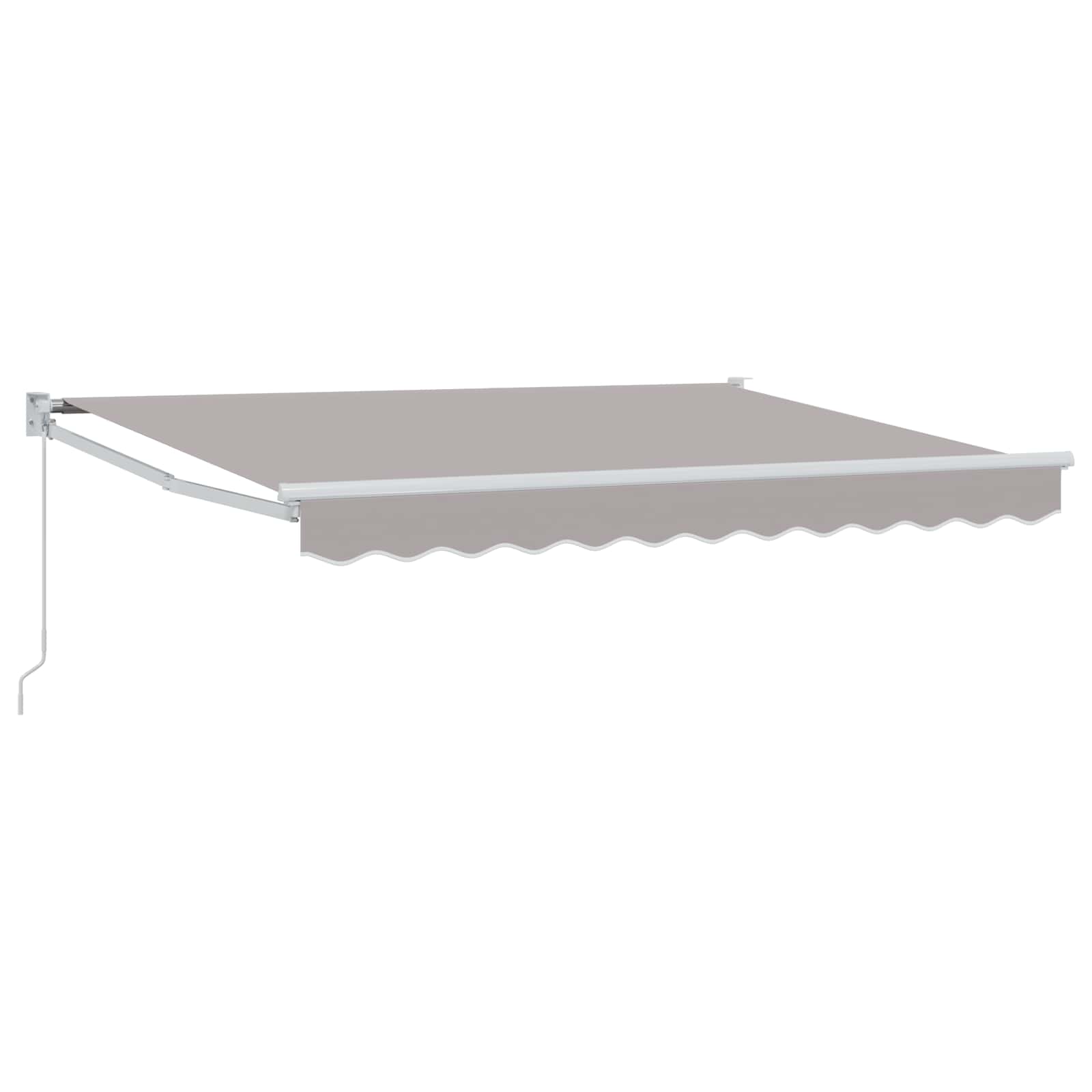 Utdragbar Markis 100% Polyester och Aluminium