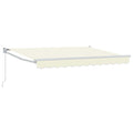 Utdragbar Markis 100% Polyester och Aluminium