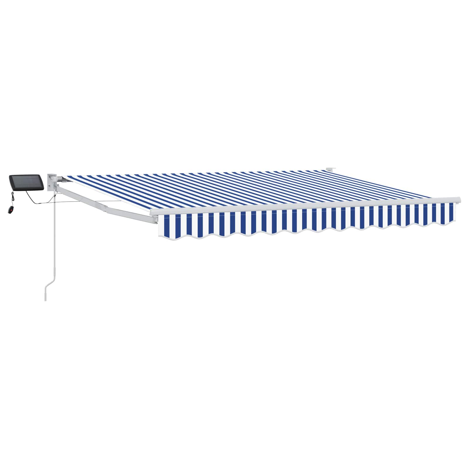 Manuell Utdragbar Markis med LED-lampor 2,5 X 2 M