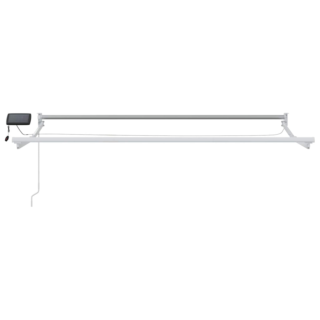 Manuell Utdragbar Markis med LED-lampor 2,5 X 2 M