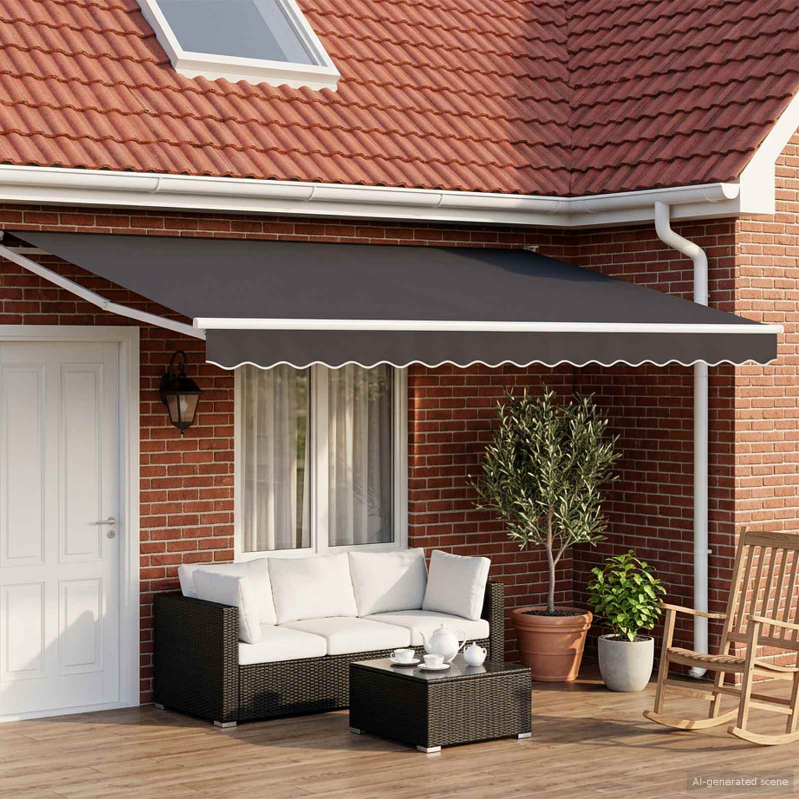 Elektrisk Retraktabel Markis 4 × 3 M