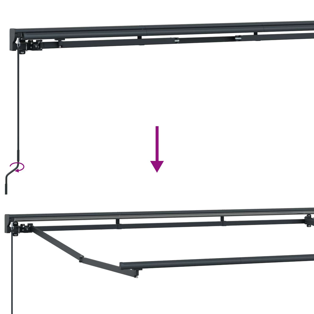 Manuell Utdragbar Markis och 4 × 3 M