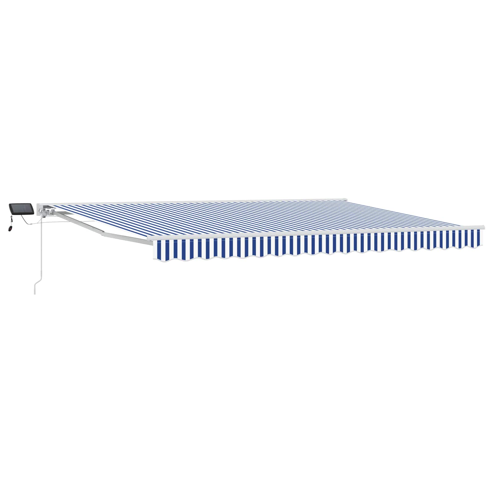Manuell Markisram med LED-lampor och 4 × 3 M