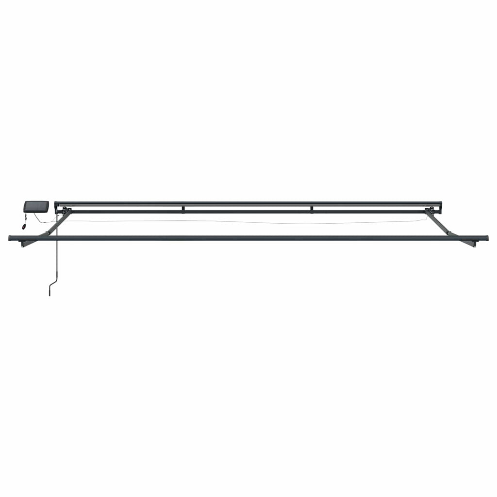 Manuell Markisram med LED-lampor och 4 × 3 M