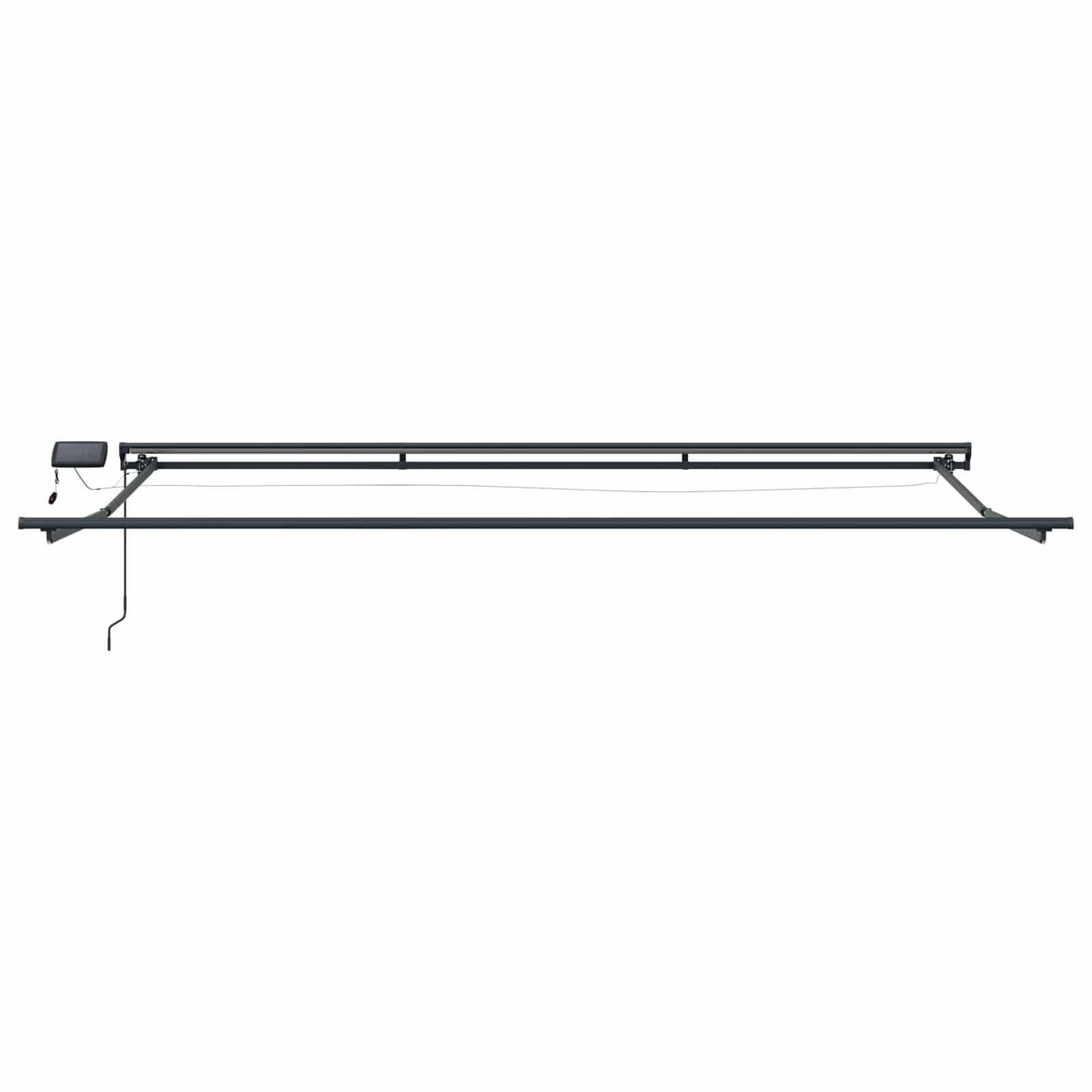 Manuell Markisram med LED-lampor och 4 × 3 M