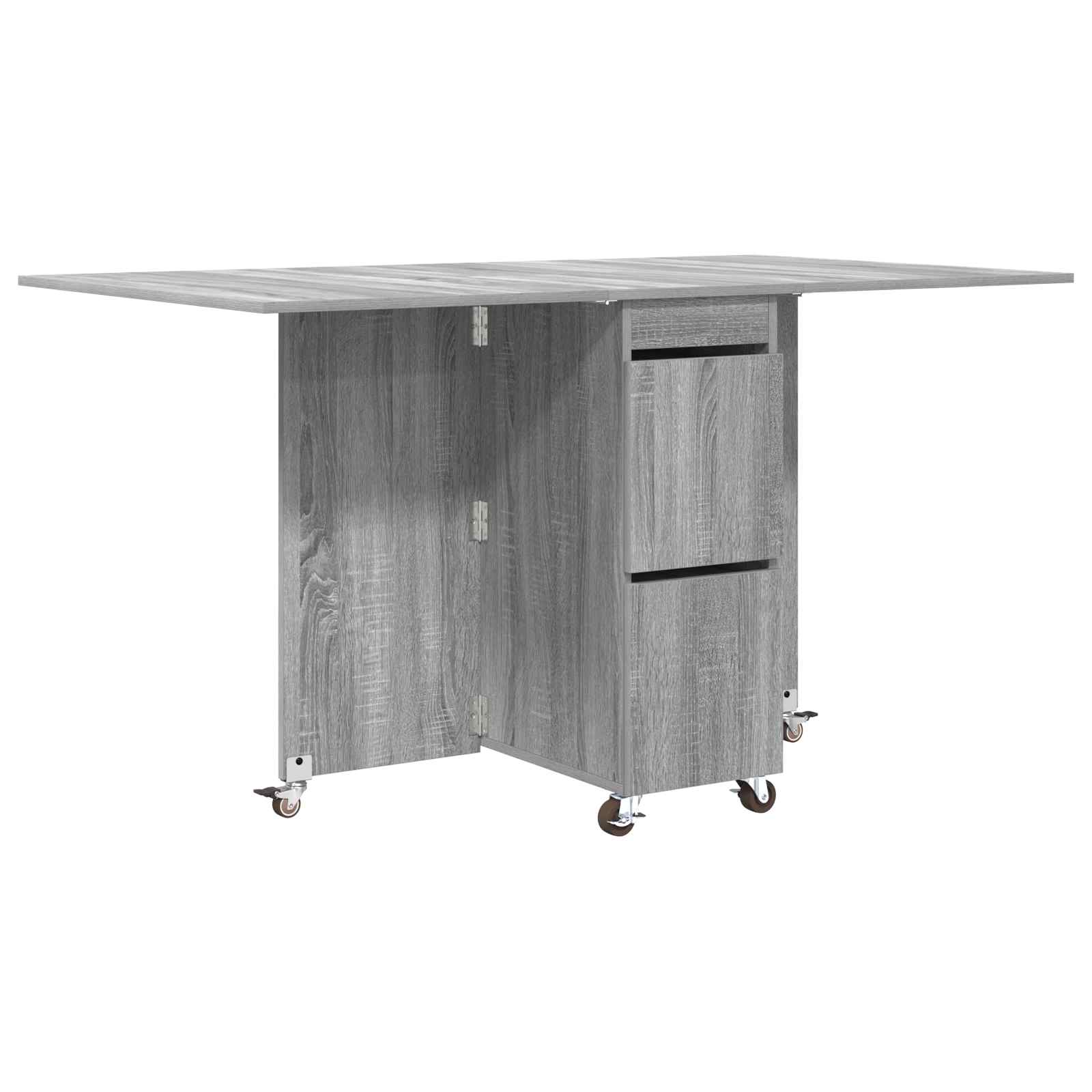 Matbord 2 Pcs Konstruerat Trä