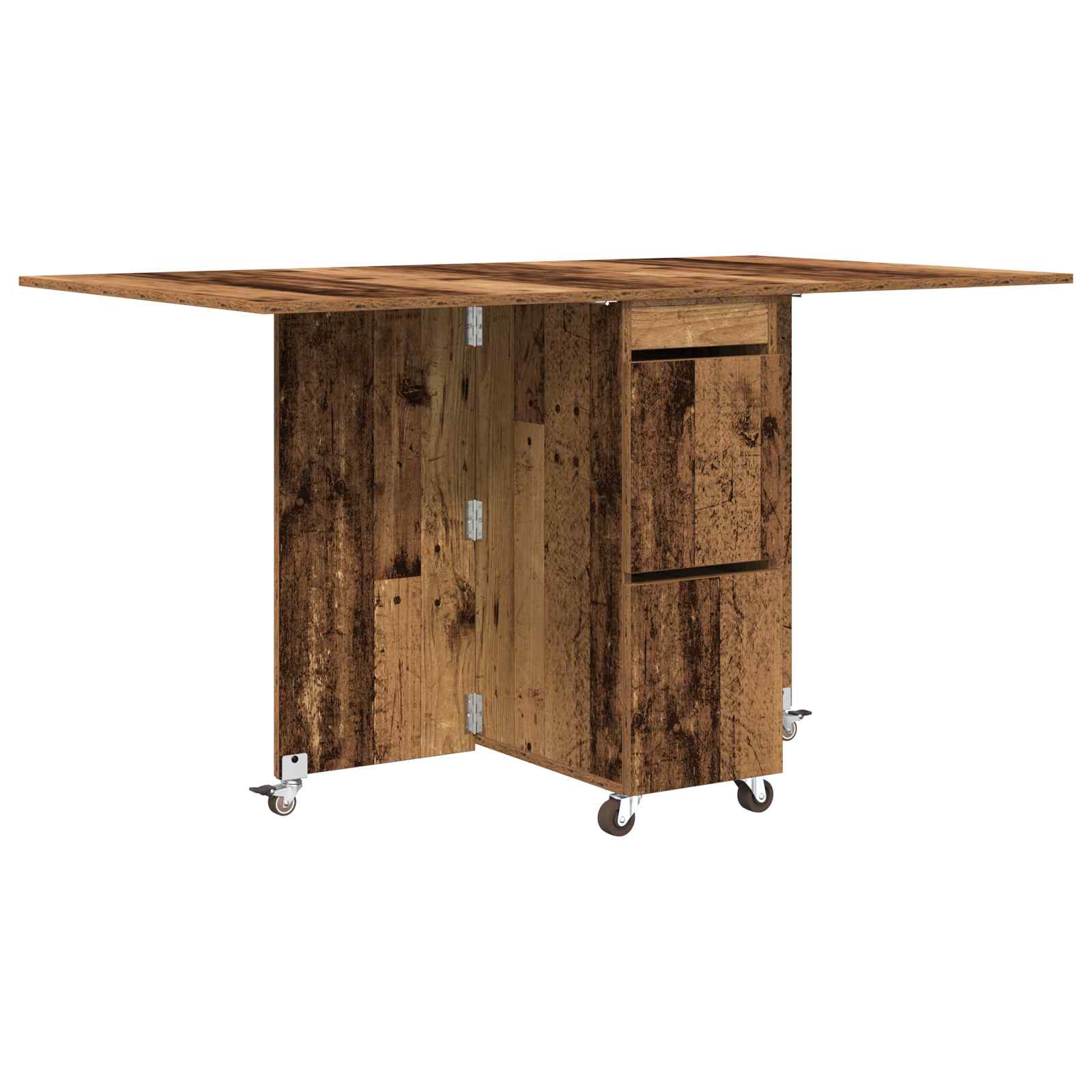 Matbord 2 Pcs Konstruerat Trä
