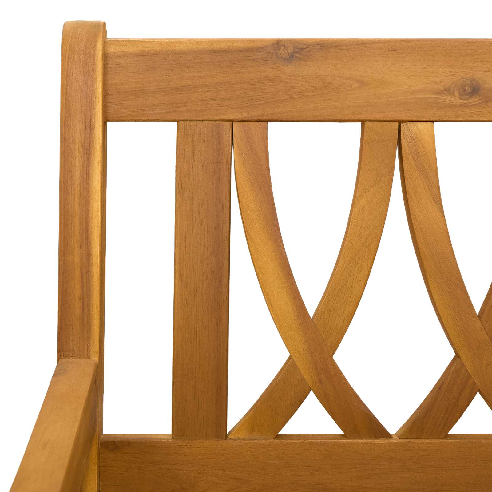 Trädgårdsstolar 4 Pcs Naturlig Massivt Akaciaträ