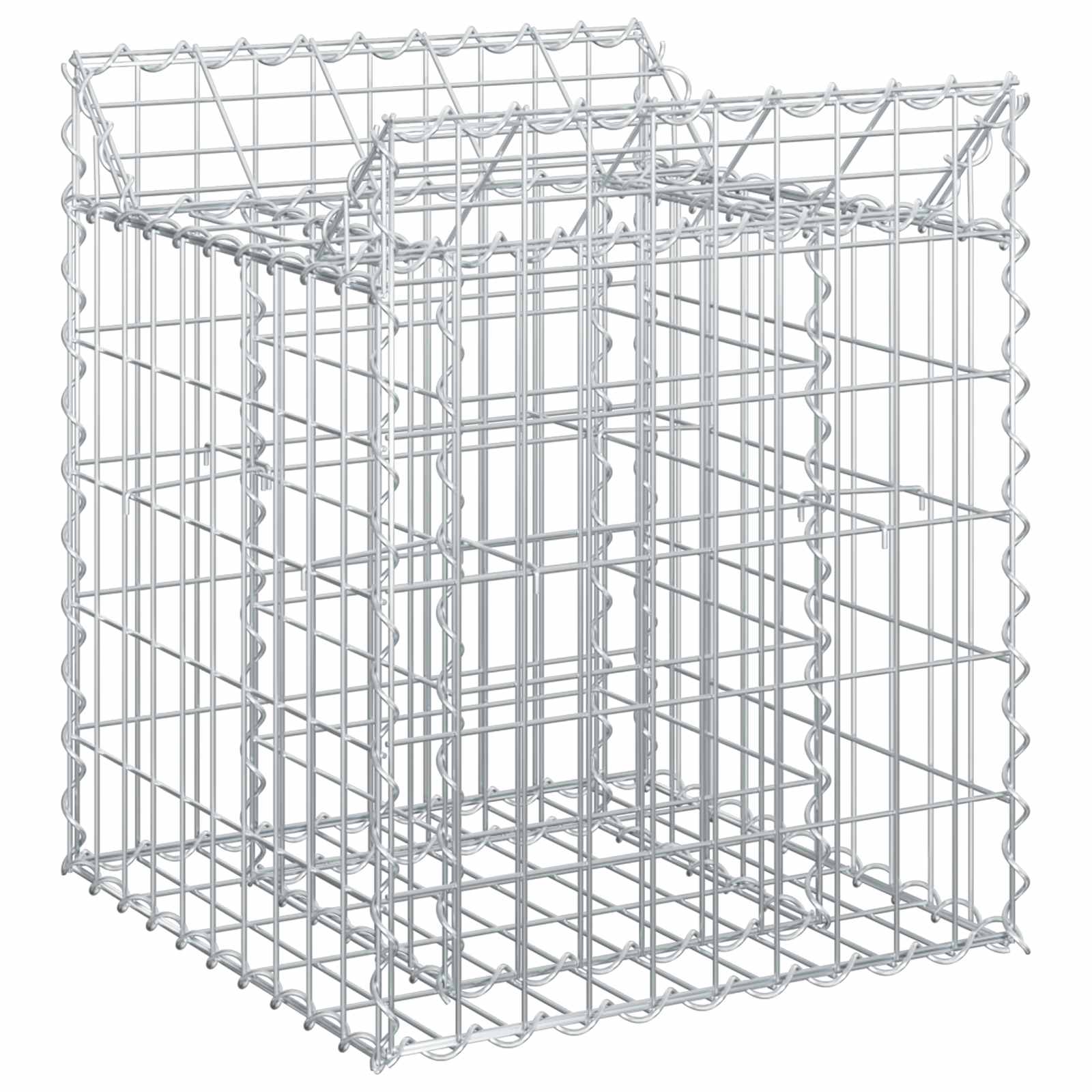 Gabion upphöjd säng