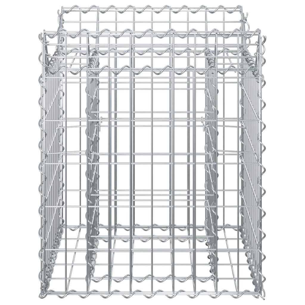 Gabion upphöjd säng