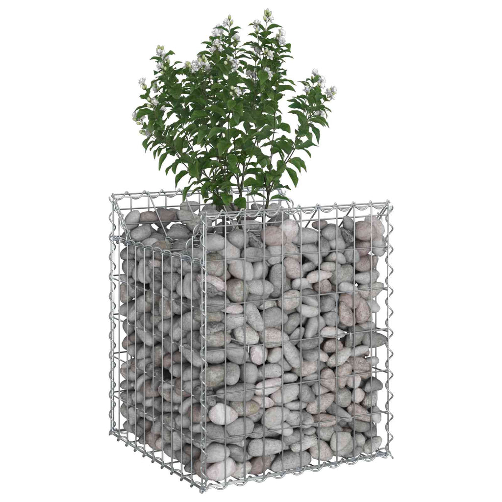 Gabion upphöjd säng