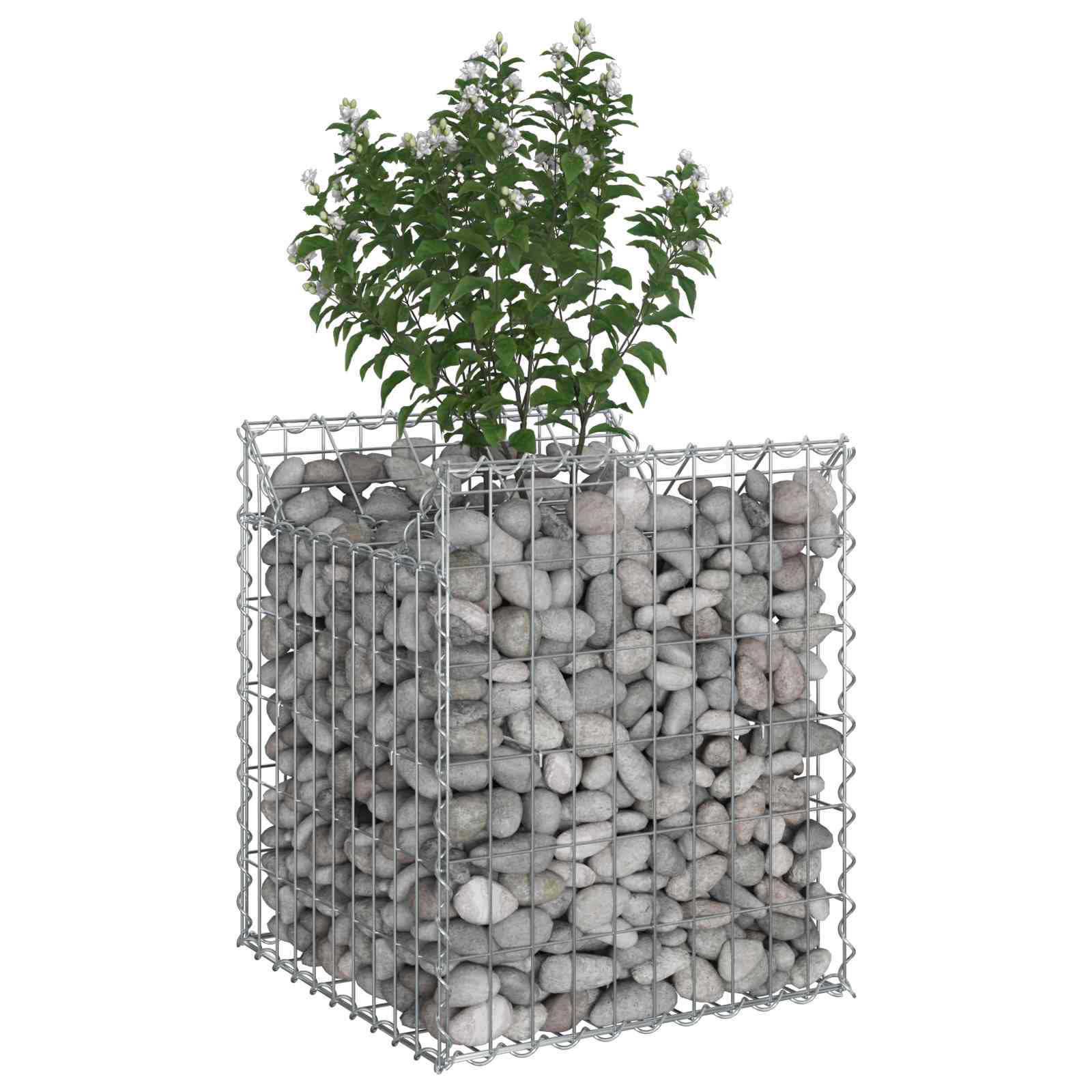 Gabion upphöjd säng