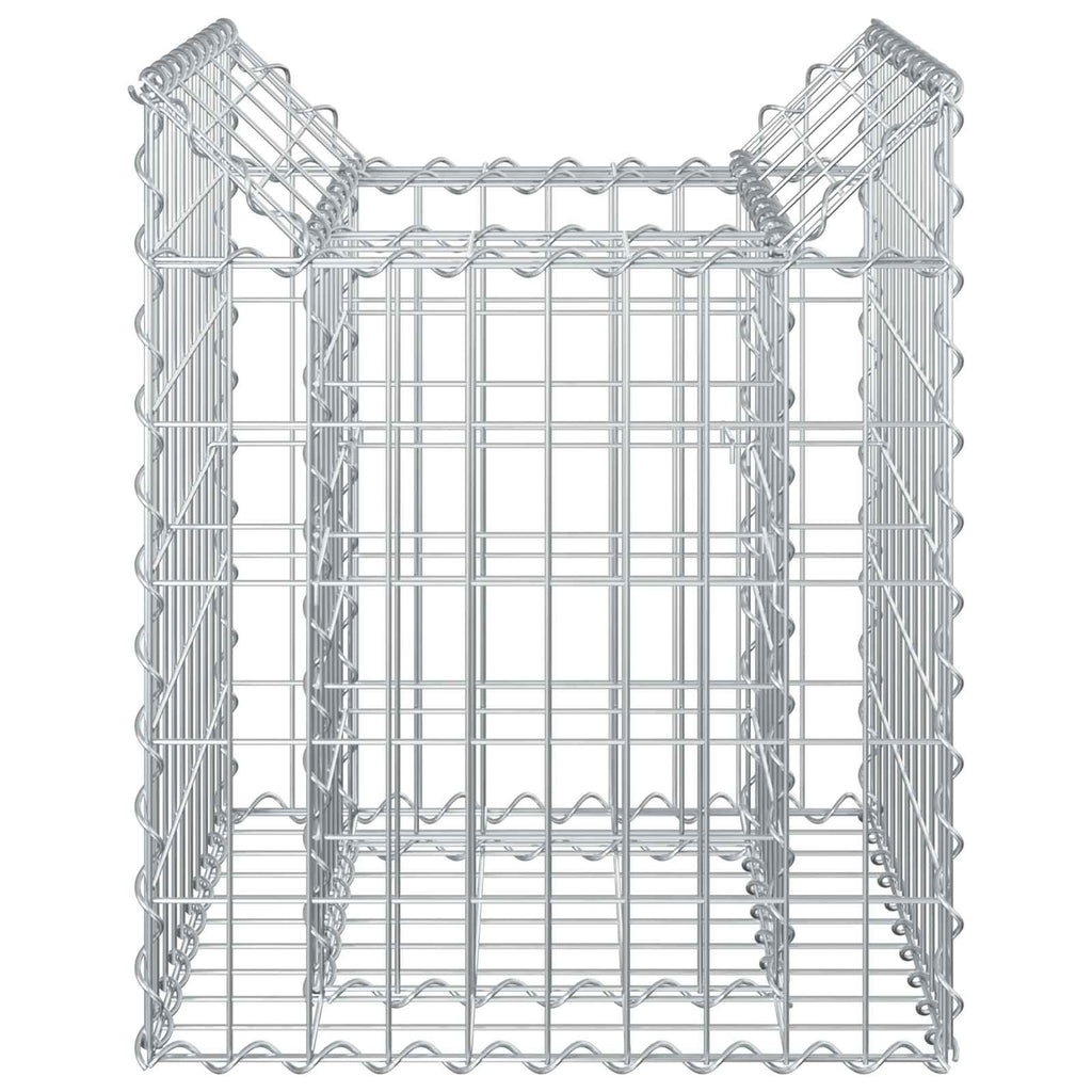 Gabion upphöjd säng