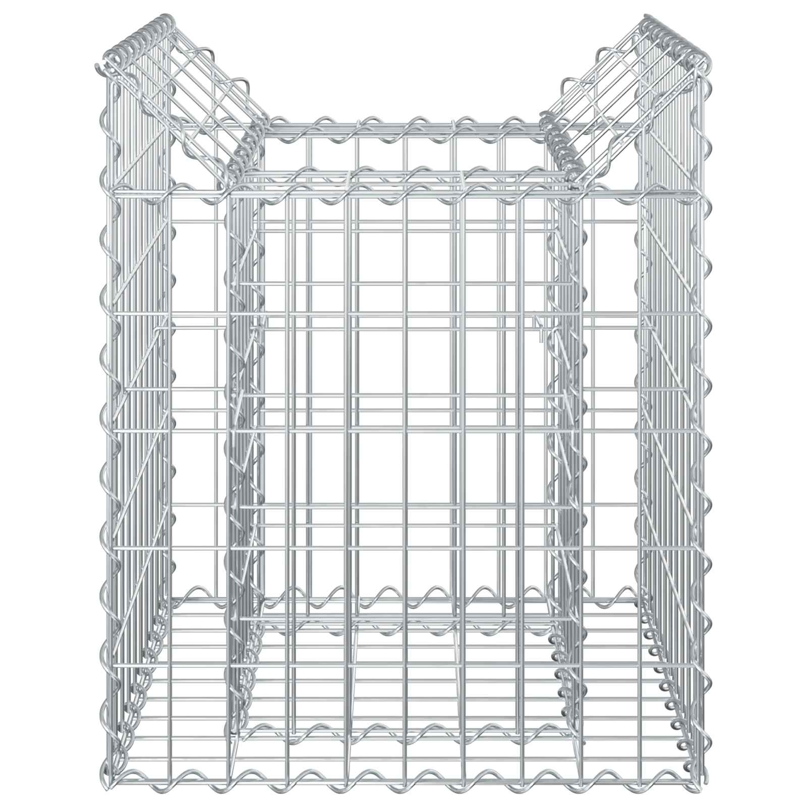 Gabion upphöjd säng