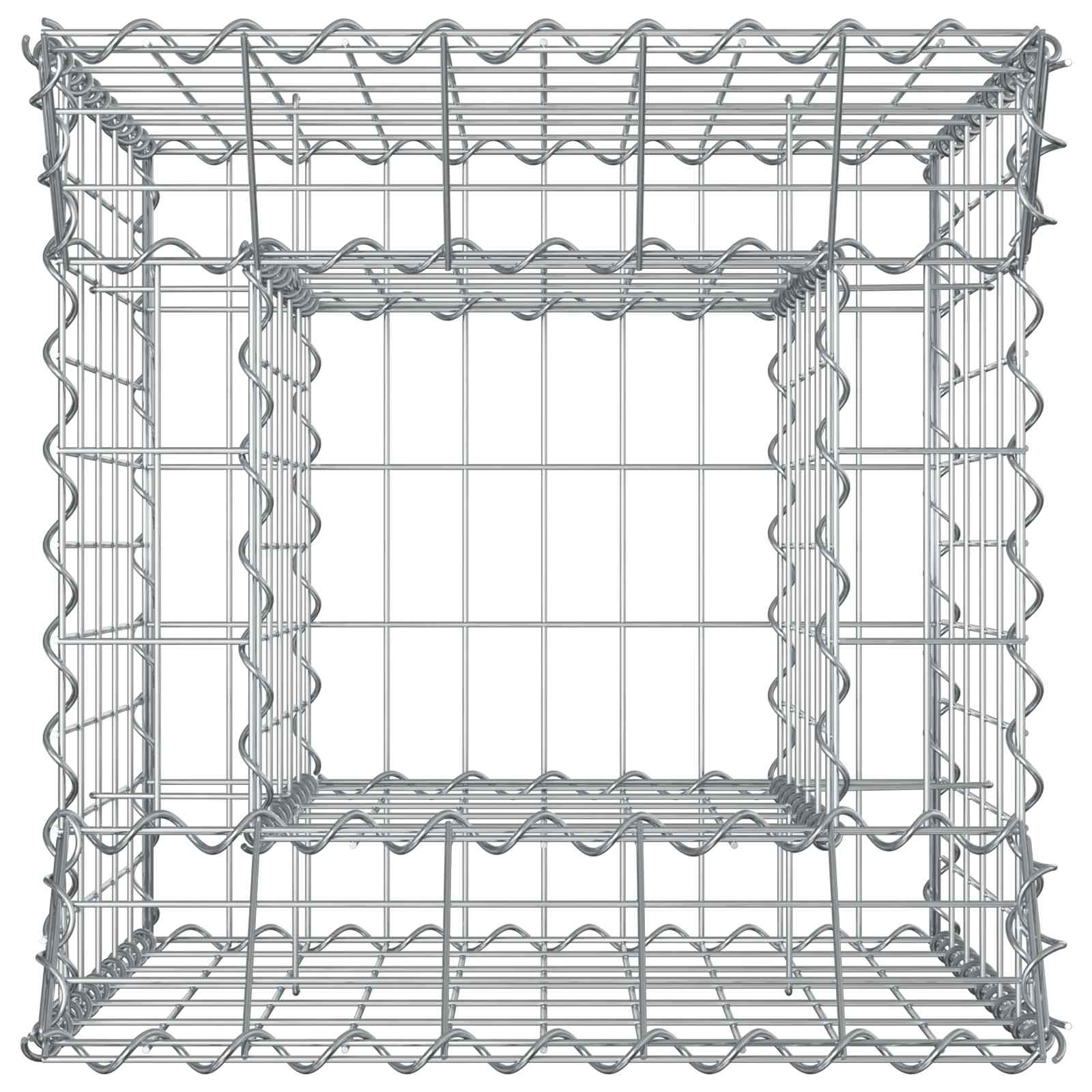 Gabion upphöjd säng