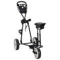 Golfvagn med sits och Vitt