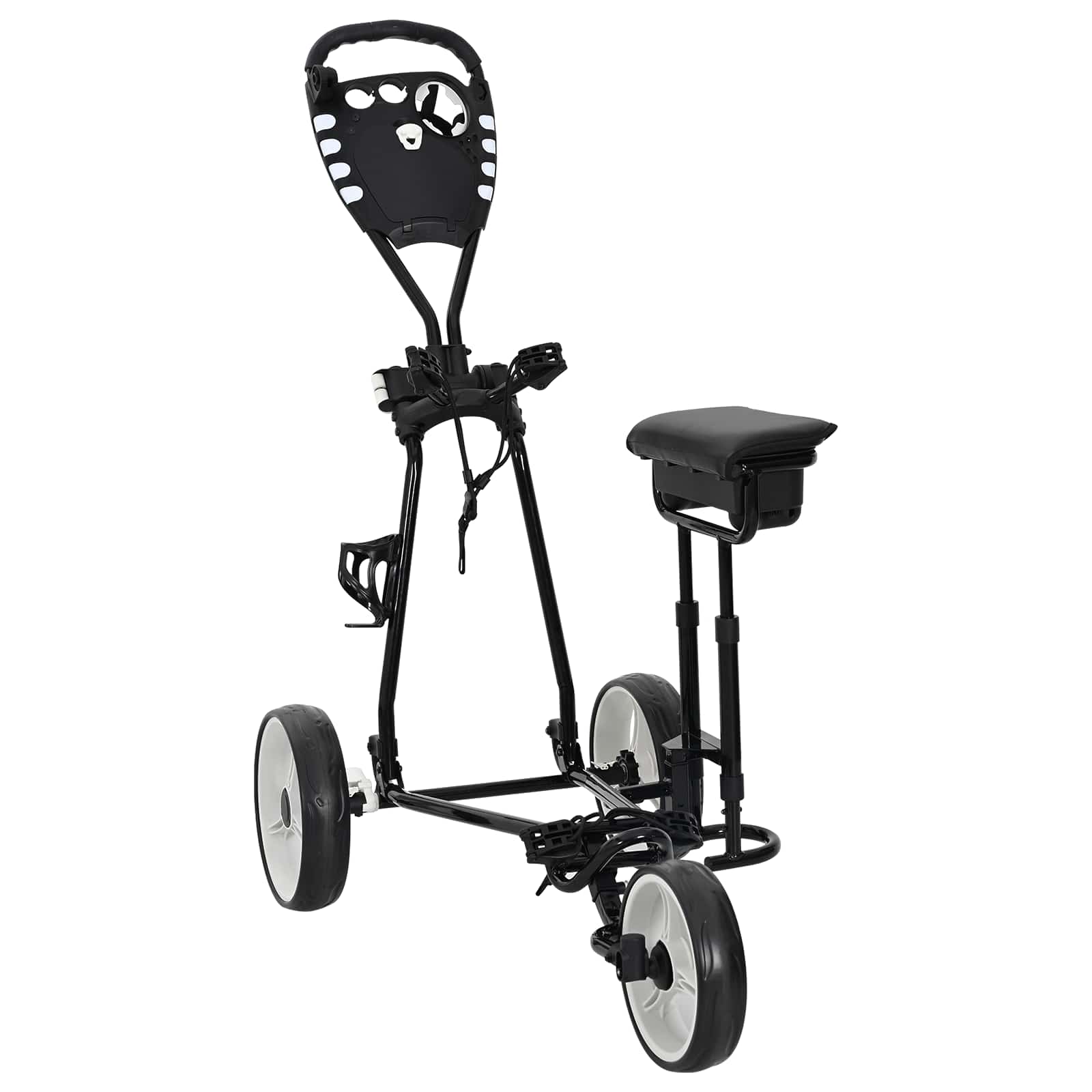 Golfvagn med sits och Vitt