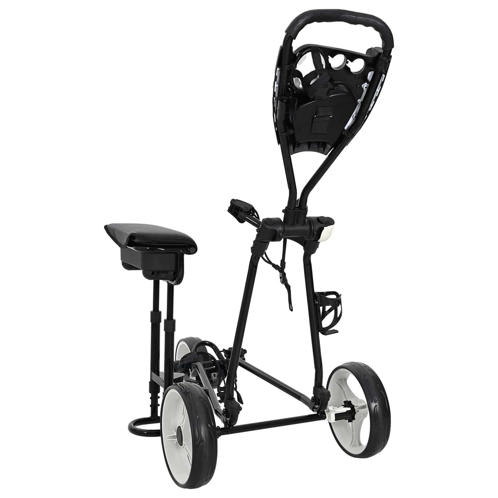 Golfvagn med sits och Vitt