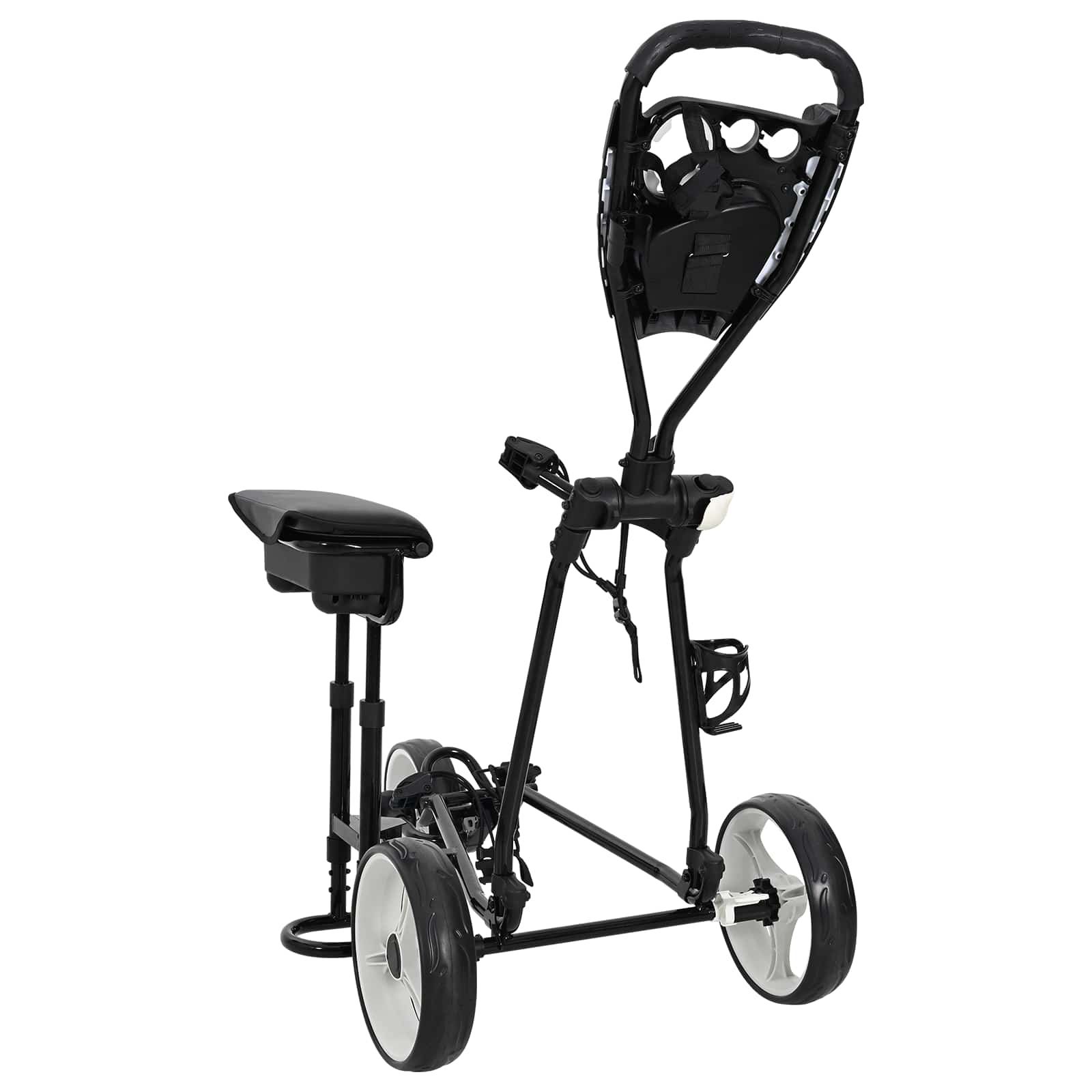 Golfvagn med sits och Vitt