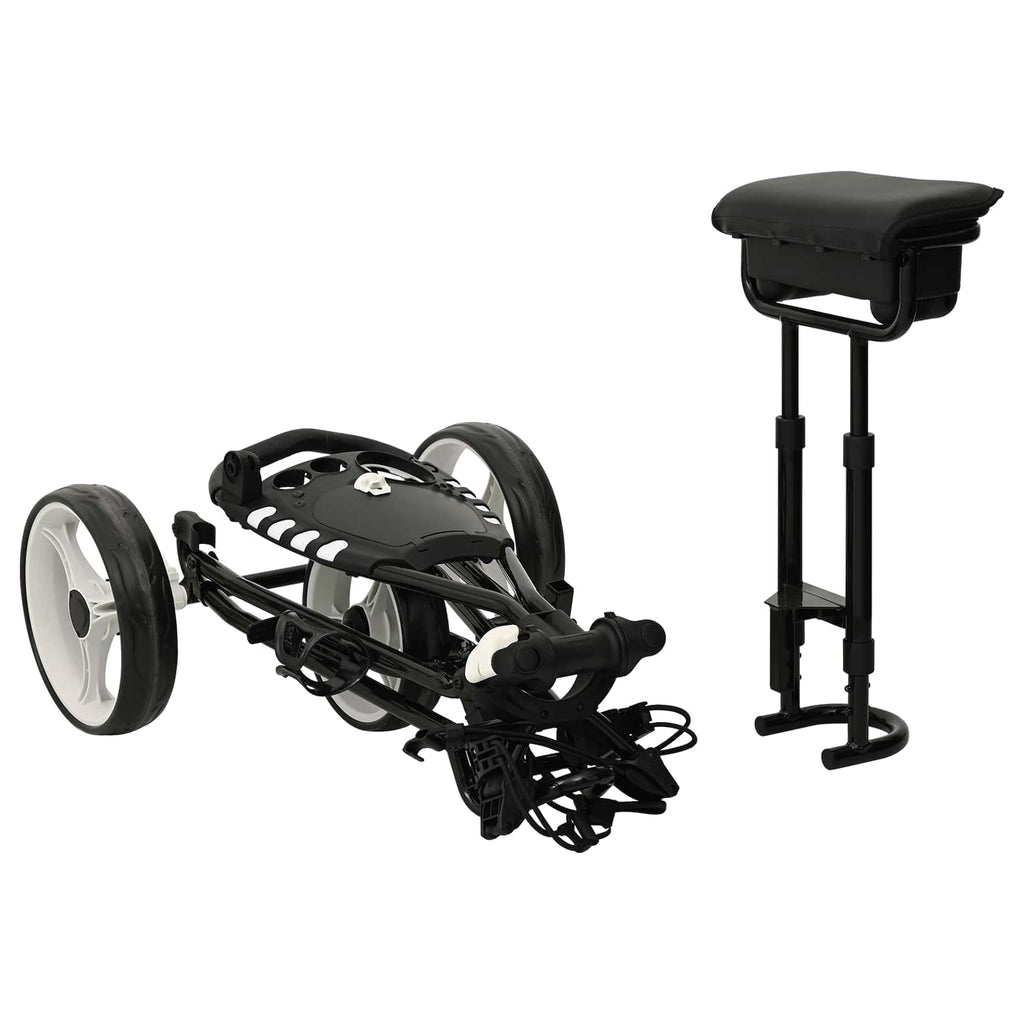 Golfvagn med sits och Vitt