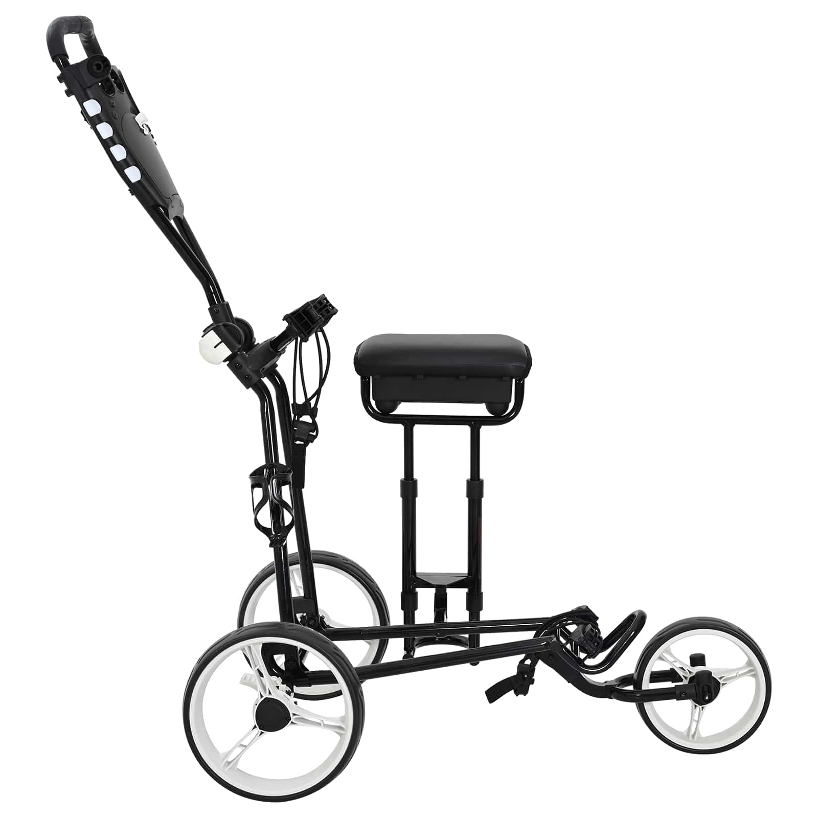 Golfvagn med sits och Vitt