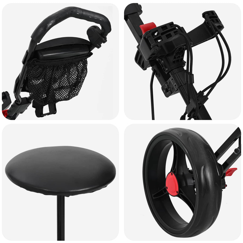 Golfvagn med sits