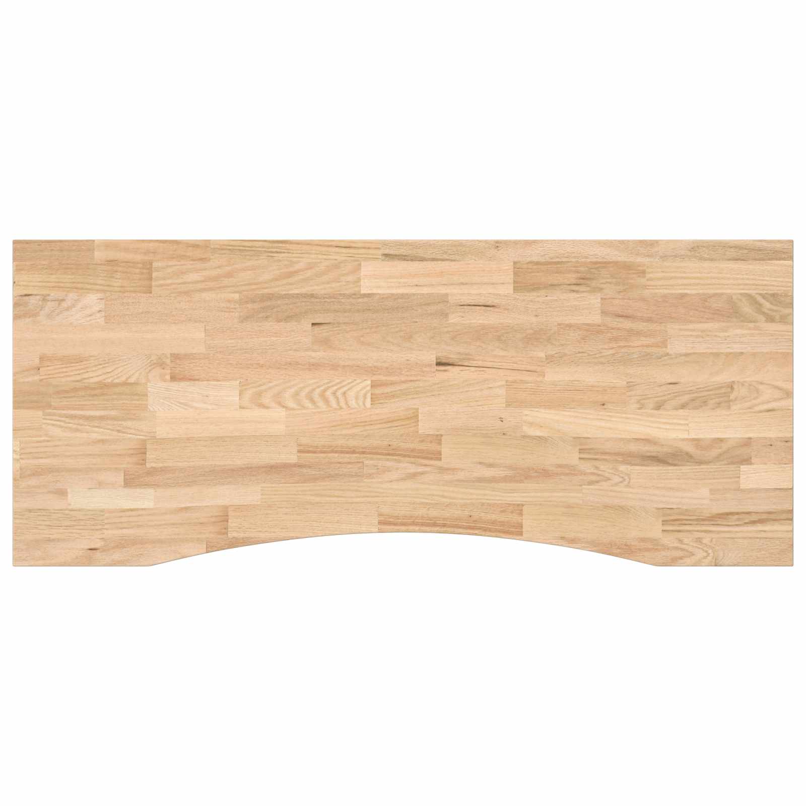 Skrivbord Vit och Naturlig Massivt Ekträ