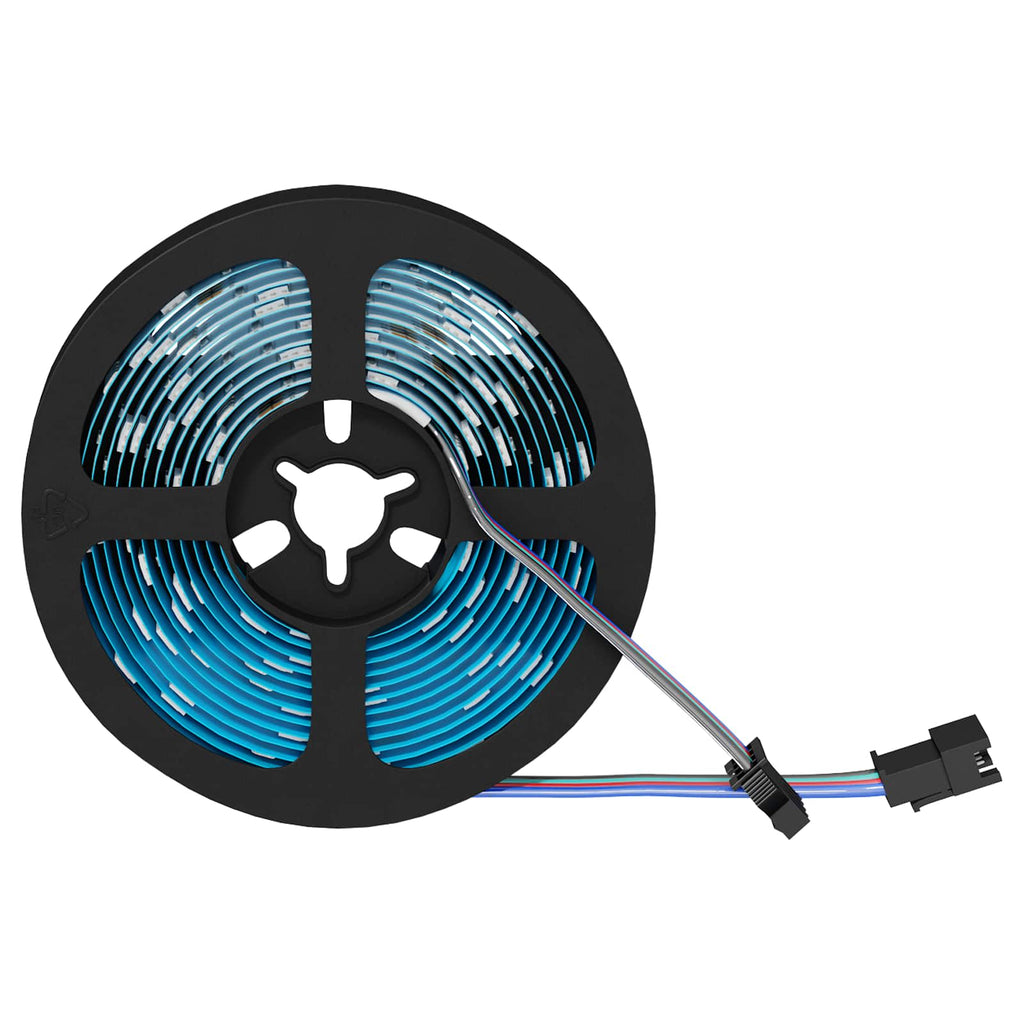 LED Band 2 Pcs Svart och Transparent 2500 Mm Koppar och Plast