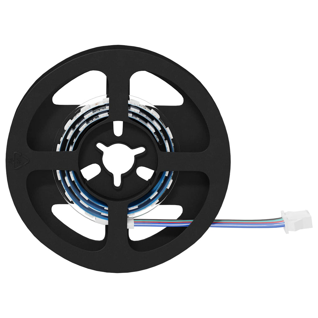 LED Band 2 Pcs Svart och Transparent 350 Mm Koppar och Plast