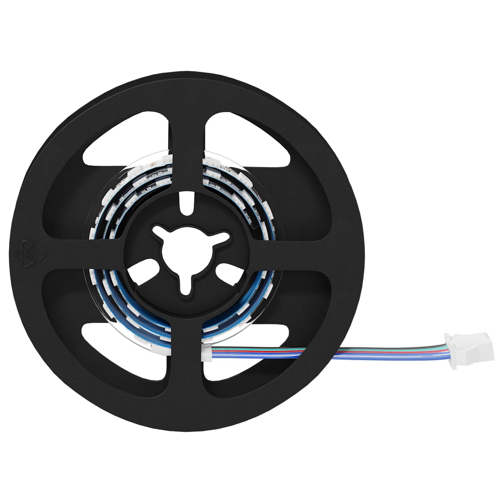 LED Band 2 Pcs Svart och Transparent 350 Mm Koppar och Plast